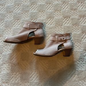 Peek Toe Ankle Boots